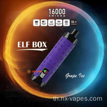กล่องเอลฟ์ shisha 16000 พัฟ vapes ขายส่งขายส่ง